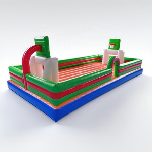 Arena Inflable Multideportiva con Fútbol y Baloncesto, <span class=keywords><strong>Cancha</strong></span> <span class=keywords><strong>de</strong></span> Brincolín Comercial para Entrenamiento <span class=keywords><strong>de</strong></span> Fútbol y Negocio <span class=keywords><strong>de</strong></span> Alquiler - Product Image 1