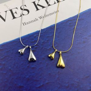 Dylam Minimalist Handmade Gold Plated Necklace Love Jewelry <b>Choker</b> 925 <b>Silver</b> Blank Heart Necklace for Girlfriend - Product Image 6