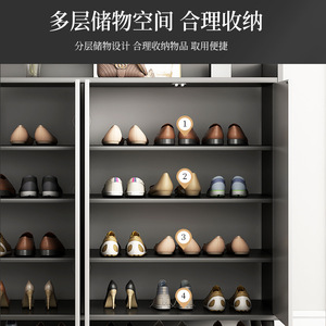 <b>Shoe</b> Cabinet Large Capacity Minimalist Design Entryway Living Room Foyer Storage Space Saving - Product Image 4