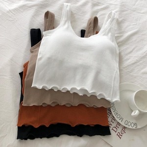 Débardeur tubulaire tricoté sans couture pour femmes, soutien-gorge de sport, style Bandeau, sans manches, dos nu, Sexy, été, 2020 - Product Image 3