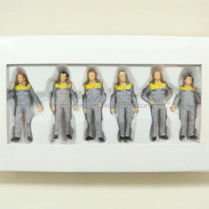 Custom Made Small Mini Plastic 1/50 Scale Model Human Figures