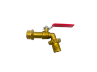 Robinet à bille en laiton Texoon HBV102, taille de port 1 pouce, robinet d'eau manuel