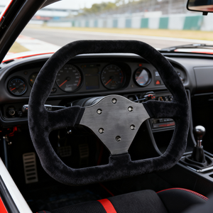 Volant <span class=keywords><strong>de</strong></span> course sport en cuir Alcantara à fond plat <span class=keywords><strong>de</strong></span> 12,2 pouces en forme <span class=keywords><strong>de</strong></span> D, très vendu - Product Image 3