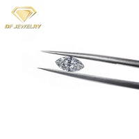 Prix usine D couleur VVS pur incolore moissanite meilleure qualité marquise blanc moissanite diamant