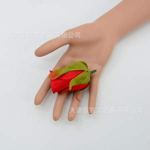 Capullos de Rosa de Seda Pequeños de Dongchen Crafts, 3.5-4 cm de Diámetro, para Ramos de Boda DIY y Accesorios para el Cabello Hanfu - Product Image 2
