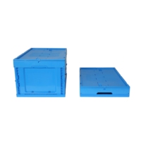 Caisse de rangement pliable en plastique pour fruits et légumes, panier de transport ventilé, caisse en maille pliable