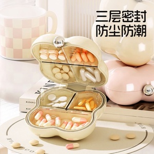 Contenedor de Almacenamiento de Alimentos Portátil, Hermético, de PP, con Múltiples Compartimentos, para Viajes, para Pastillas, Venta al Por Mayor - Product Image 3