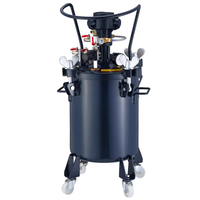 Réservoir de mélange automatique pneumatique en acier inoxydable haute performance de 20 L, pot à pression pour peinture et colle, longue durée de vie