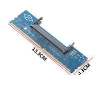 Adaptador de Memoria RAM DDR4 para Portátil, Tarjeta Convertidora, Probador de Memoria, Adaptador de Sodimm a PC DDR4