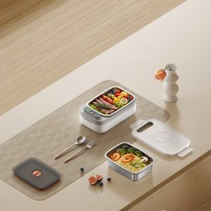 Boîte à lunch électrique portable rechargeable personnalisée 2025 de 1 L avec affichage numérique LED en acier inoxydable, puissance 40 W, pour voiture et usage domestique - Product Image 3