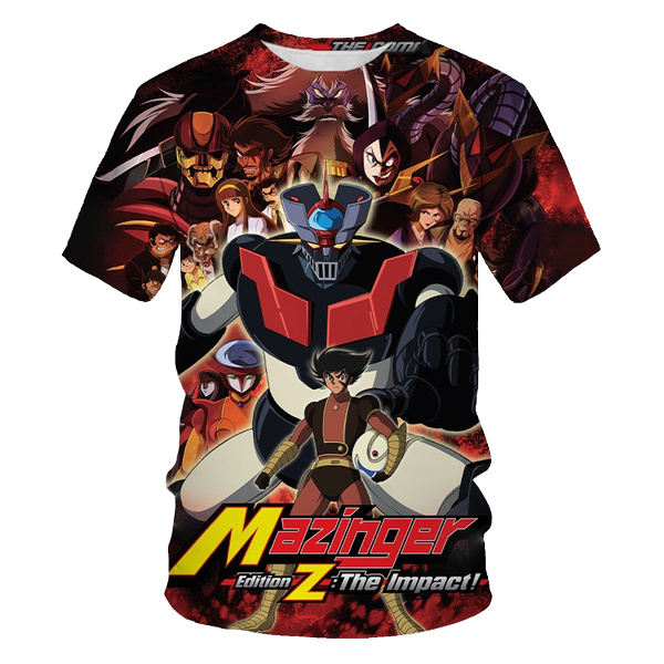 Shop Our New Japanese Anime Mazinger Z 3D Printed Shirt