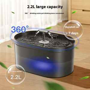 Hochwertiger automatischer Katzen wasser brunnen Vierfach filter Umwelt freundlicher Kunststoff-Wassersp ender für Hunde Katzen - Product Image 4