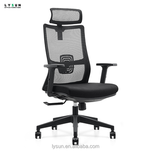 Silla de Oficina Ejecutiva Giratoria y Cómoda de Fábrica, Ergonómica, con Ajuste de Altura Extensible, Tapizada en Tela Contemporánea para Personal - Product Image 3