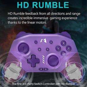 MOBAPAD <span class=keywords><strong>Gamepad</strong></span> Elite Huben M9 HD vibrazione Controller alpe Joystick supporta per nintick Switch OLED PC <span class=keywords><strong>Android</strong></span> IOS sei assi - Product Image 4