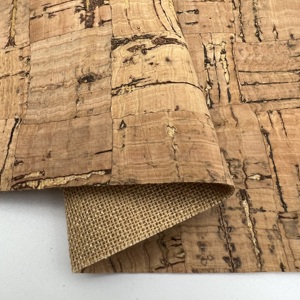 Le plus récent <span class=keywords><strong>liège</strong></span> gaufré PVC Faux cuir tissu métallique extensible PU canapé sac pour meubles maison Textile utilisation rouleaux disponibles - Product Image 5