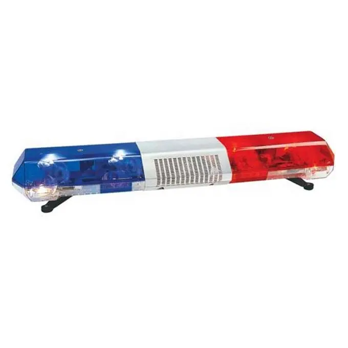 Lampu Peringatan Darurat Atap Mobil, Lampu Peringatan Darurat Halogen Berputar Atap Mobil Warna Merah Biru Amber 120Cm TBD-GA-8000D