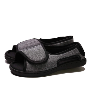<strong>Men</strong> Cool Breathable Adjustable Open Toe Orthopedic <strong>Diabetic</strong> Medical <strong>Slippers</strong> Shoes - Product Image 3