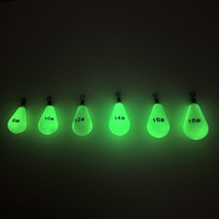 Plomb lumineux avec coque en plastique souple 30g 60g 75g 112g 131g 150g Poids de plomb