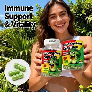 Eur לנו סופר ירקות קפסולות סופר עם 47 ירקות אורגניים שלמים תוספת ירקות יום תוספת ירקות למבוגרים בריאות כללית - Product Image 3