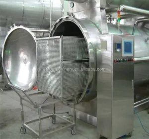 用于玻璃罐食品的工业大小高压灭菌器
