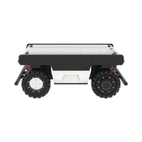 Châssis de conduite automatique Robot mobile autonome avec plate-forme de voiture robotique mobile Châssis robot à 4 roues