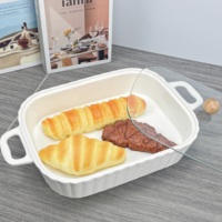 Vente Directe Usine Articles de Cuisine Forme Ovale Antiadhésifs Batteries de Cuisine Ustensiles de Table Céramique Marmite à Soupe Ensembles de Casseroles Cocottes