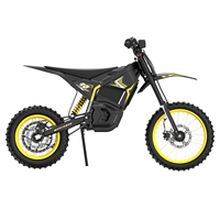 Электрический кроссовый мотоцикл EM04PRO 5500W, скорость до 96 км/ч, среднеприводный, с полной подвеской, гидравлическими тормозами, аккумулятором 60В 27Ач, увеличенным запасом хода, внедорожными шинами
