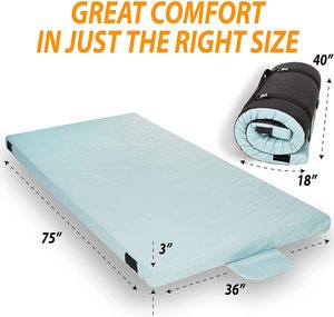 Waterproof <b>Foldable</b> Memory Foam Camping Car Roll up <b>Mattress</b> Sleeping Pad With Storage Bag MS004 Waterproof Camping Pad MS004 - Product Image 2