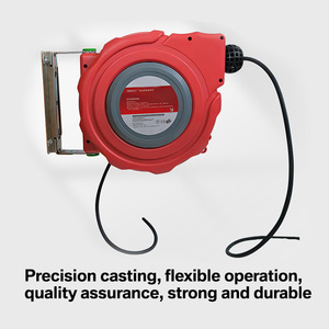 Enrouleur de câble d'extension rétractable de capacité de 50ft /65ft enrouleur de câble de rappel à ressort pour montage <span class=keywords><strong>mural</strong></span>/plafond - Product Image 3