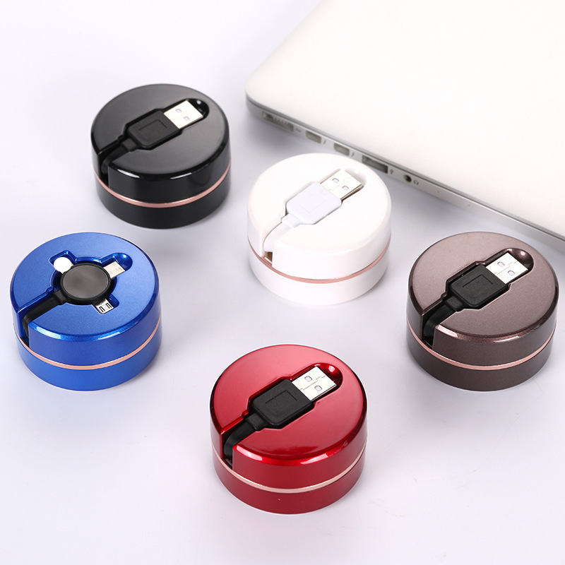 Honatop Wholesale Retractable 3 in 1 Cellphone USB Charging cable Extension Multicolors android Micro Lighting and Type C