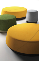 Vente directe d'usine, canapé pouf modulaire en bois moderne à une place pour la maison, le bureau et le salon
