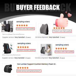 Almohada de soporte Lumbar para la espalda, almohada Lumbar de espuma viscoelástica refrescante para aliviar el dolor de espalda, almohada ergonómica de soporte para la espalda - Product Image 5