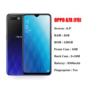Versión Global <span class=keywords><strong>OPPO</strong></span> F9 128GB Doble SIM 4G LTE Teléfono Android de Segunda Mano Teléfono Móvil Barato Teléfonos Inteligentes Usados al por Mayor - Product Image 2