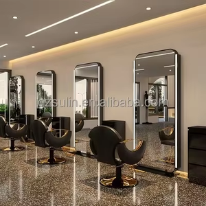 <span class=keywords><strong>Salon</strong></span> ve berber dükkanı için Modern çift taraflı LED cam ayna duvara monte ticari güzellik ekipmanları yatak odası kullanımı için - Product Image 4