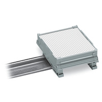 288-600 en stock, bloc de terminaison de rail, neuf, accessoires de connecteurs allemands d'origine, taille 1, 1m de long, gris 288 600