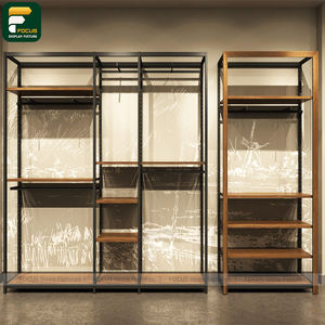 Exhibidor de Ropa Moderno para Boutique, Mostrador de Ropa, Vitrina de Vidrio, Muebles para Tienda - Product Image 6