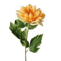 Fleurs artificielles au toucher réel, dahlias hydratants pour les célébrations, décoration du Jour des Morts