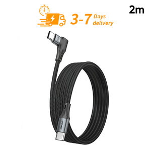 Cable de Carga Rápida USB C de 60W y 2m, Cable de Alimentación de Alta Velocidad para Teléfono Móvil, Banco de Energía para Auto, Cable de Nailon Personalizado, Muestra Gratis - Product Image 1
