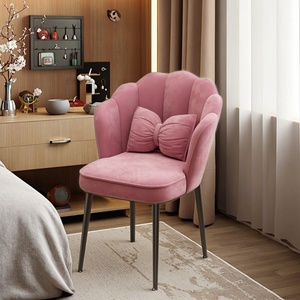เก้าอี้ห้องนอนกำมะหยี่ตกแต่งเล็บเก้าอี้เดี่ยวสำหรับแต่งหน้าเก้าอี้ห้องนั่งเล่นสไตล์โมเดิร์น - Product Image 5