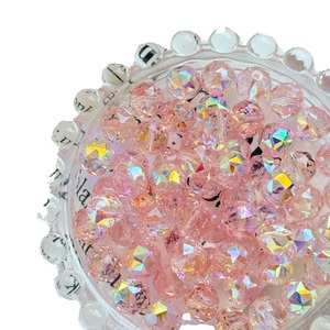 Handgefertigte 10mm Blumenkugel Kristallglasperlen DIY Kleidungszubehör Handyketten Galvanisierte Perlen Lampwork-Glas - Product Image 5