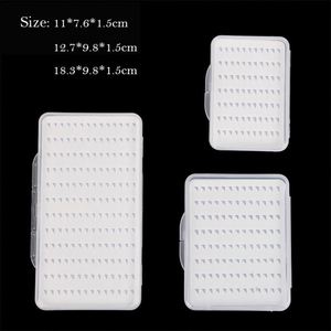 Caja de archivos de pesca con mosca ultrafina transparente SML, caja de anzuelos de pesca con mosca, caja de herramientas de aparejos de pesca con cebo impermeable de plástico - Product Image 3