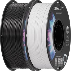 Filamento para Impresora 3D Creality, ABS 1.75mm, Negro y Blanco, Paquete de 2kg - Product Image 1