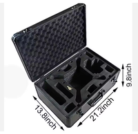Étui de transport en aluminium de qualité supérieure pour DJI Phantom 3 Standard SE Professional Advanced, étui pour hélicoptère en aluminium