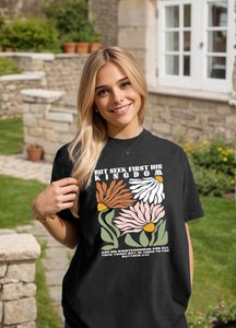 Camisetas cristianas <span class=keywords><strong>para</strong></span> <span class=keywords><strong>mujer</strong></span>, camiseta bonita con diseño de Dios es bueno, regalo religioso de Jesús, camiseta inspiradora con versículo bíblico, camisetas de manga corta - Product Image 2