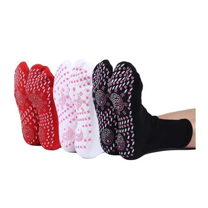 Magnetic Heated Socks ,Self Heating Tourmaline Socks, Comfortable Breathable Massage Anti-Freezing Warm Foot Socks
