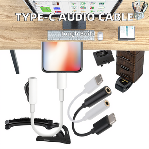 Type-C IOS <span class=keywords><strong>8</strong></span> Broches Téléphone 3.5mm Jack Aux Écouteur Splitter Câble pour Samsung <span class=keywords><strong>iPhone</strong></span> 15 14 Type-C Casque Convertisseur Câble DC - Product Image 2