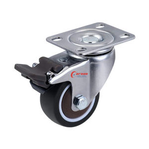 Rueda Giratoria Rígida de 1.5 Pulgadas, Material de Acero, Rodamiento de Bolas, Funcionamiento Silencioso, Precio al por Mayor - Product Image 4