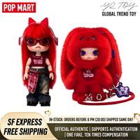 Mainan Grosir Lintas Negara POP MART Molly Yuqi Seri 1/8 Action Figure, untuk Koleksi dan Hiasan Meja