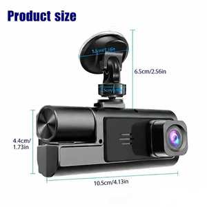 Cámara de Seguridad para Auto DVR de 3 Canales, Caja Negra, 1080P, WiFi, Visión Nocturna, Grabador de Tráfico - Product Image 2