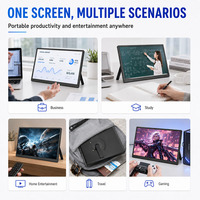 Monitor Portátil de 15.6 Pulgadas y 1080P a Precio de Fábrica B2B, Extensor de Pantalla de Ordenador IPS de 60Hz, Ultra Delgado